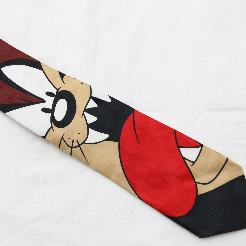 1996 Vintage "LOONEY TUNES MANIA" Taz Necktie